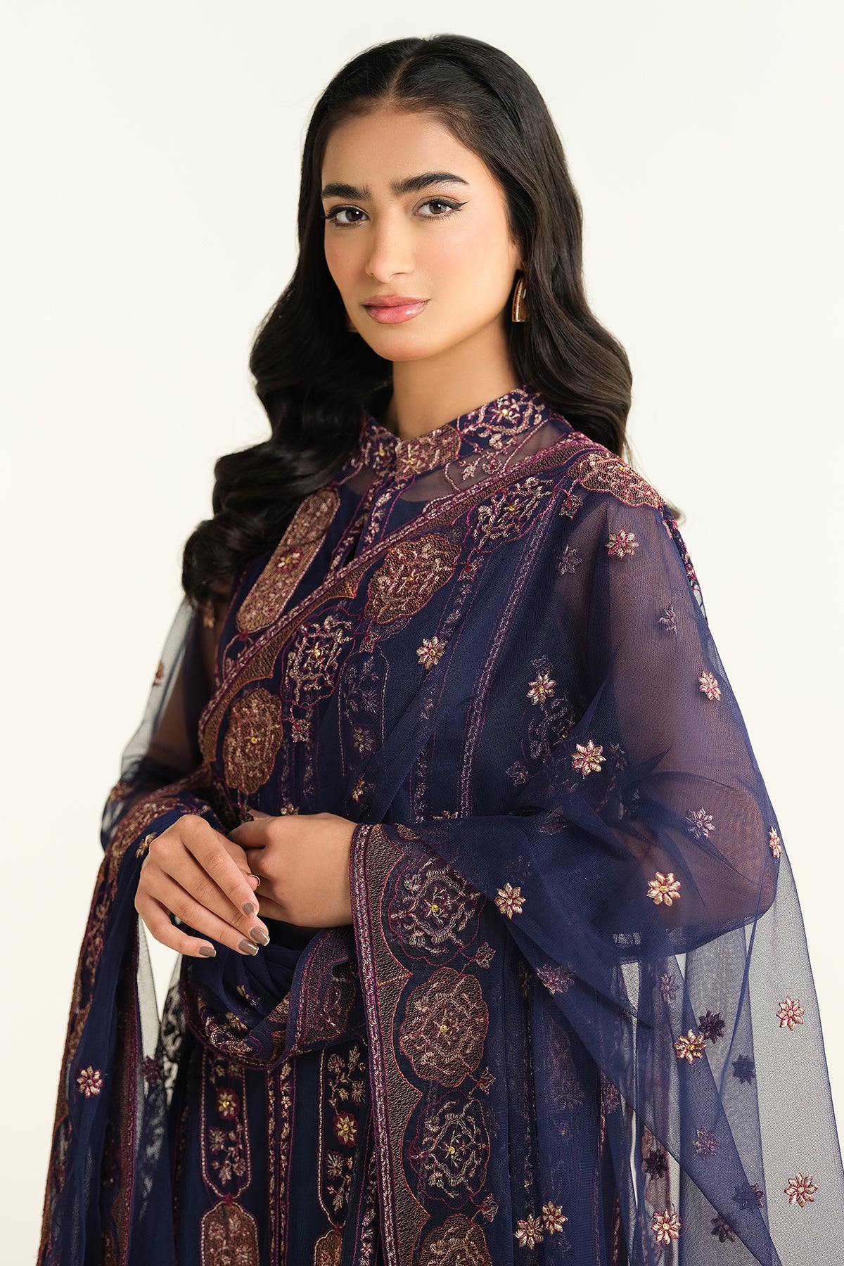 4 Piece - Embellished Suit - E1638