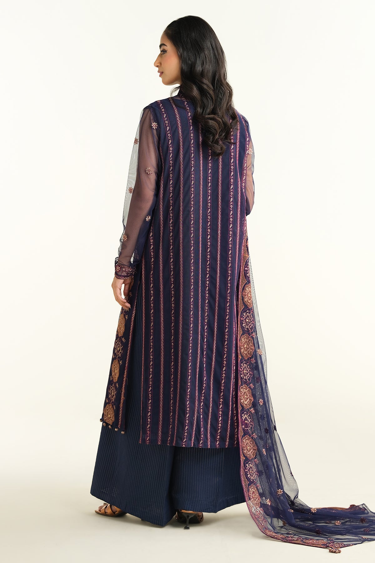 4 Piece - Embellished Suit - E1638