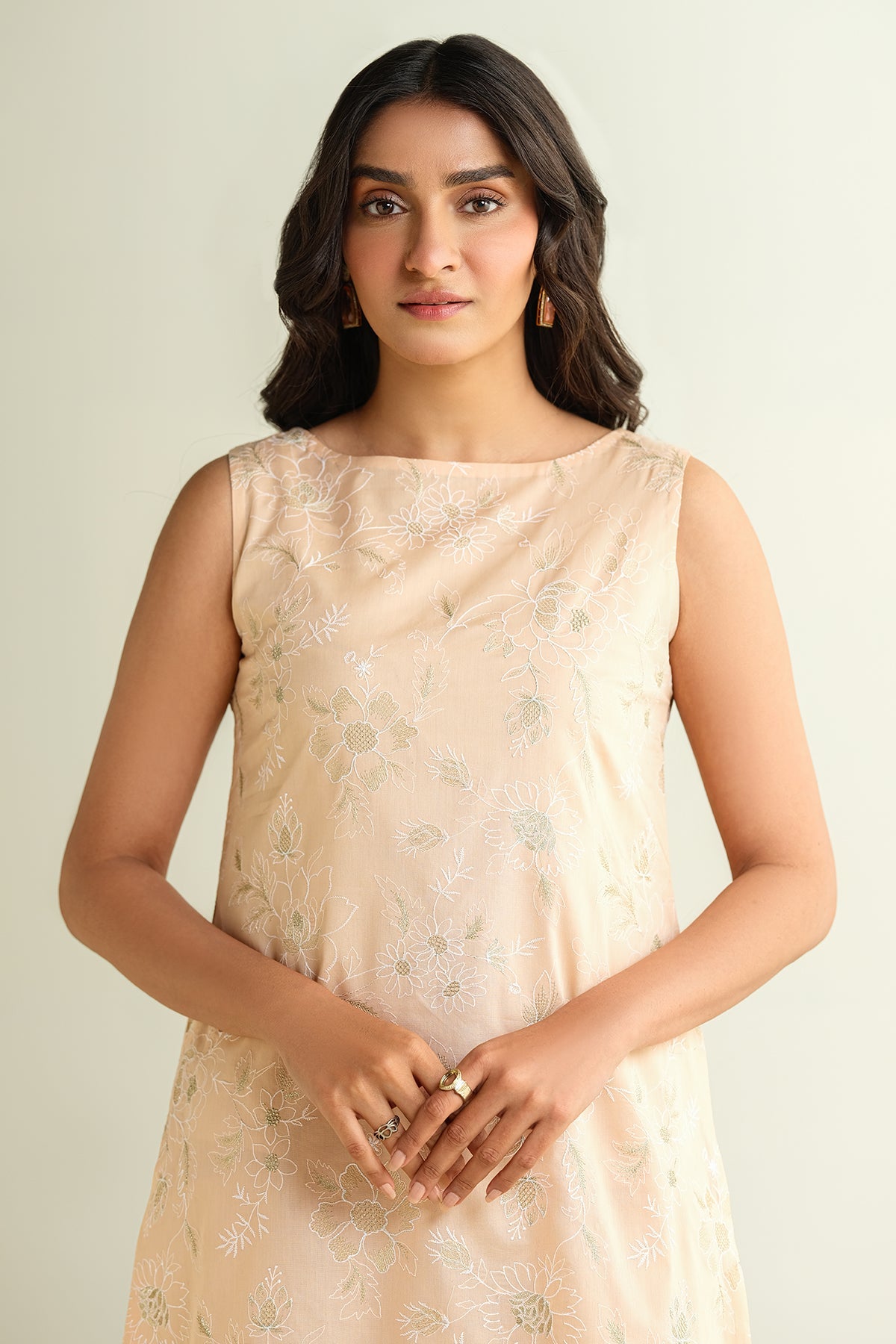 2 Piece - Embroidered Suit - E1647
