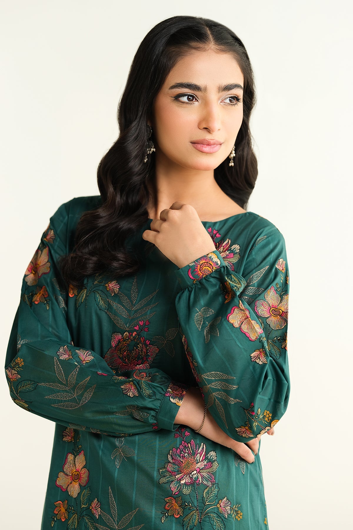 2 Piece - Embroidered Suit - E1673