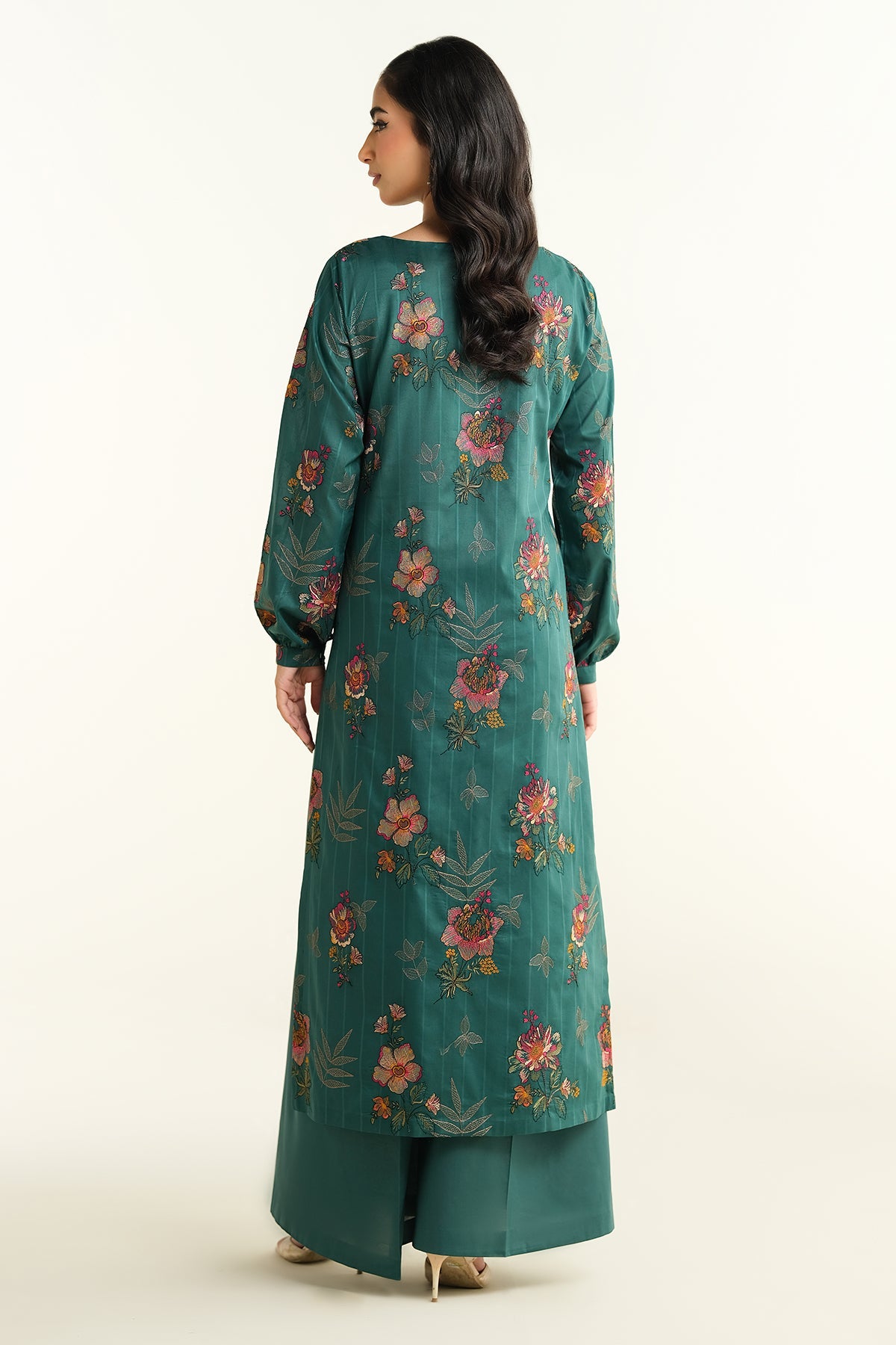 2 Piece - Embroidered Suit - E1673