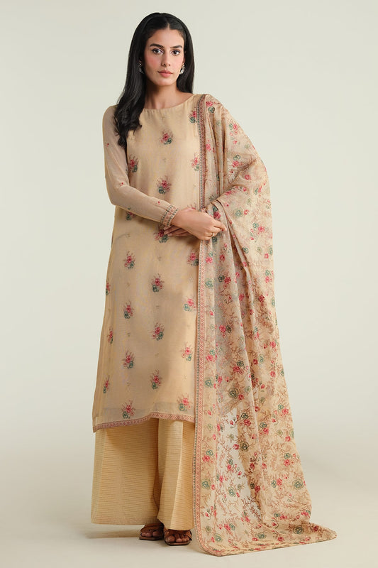 3 Piece-Embroidered Suit-E1681