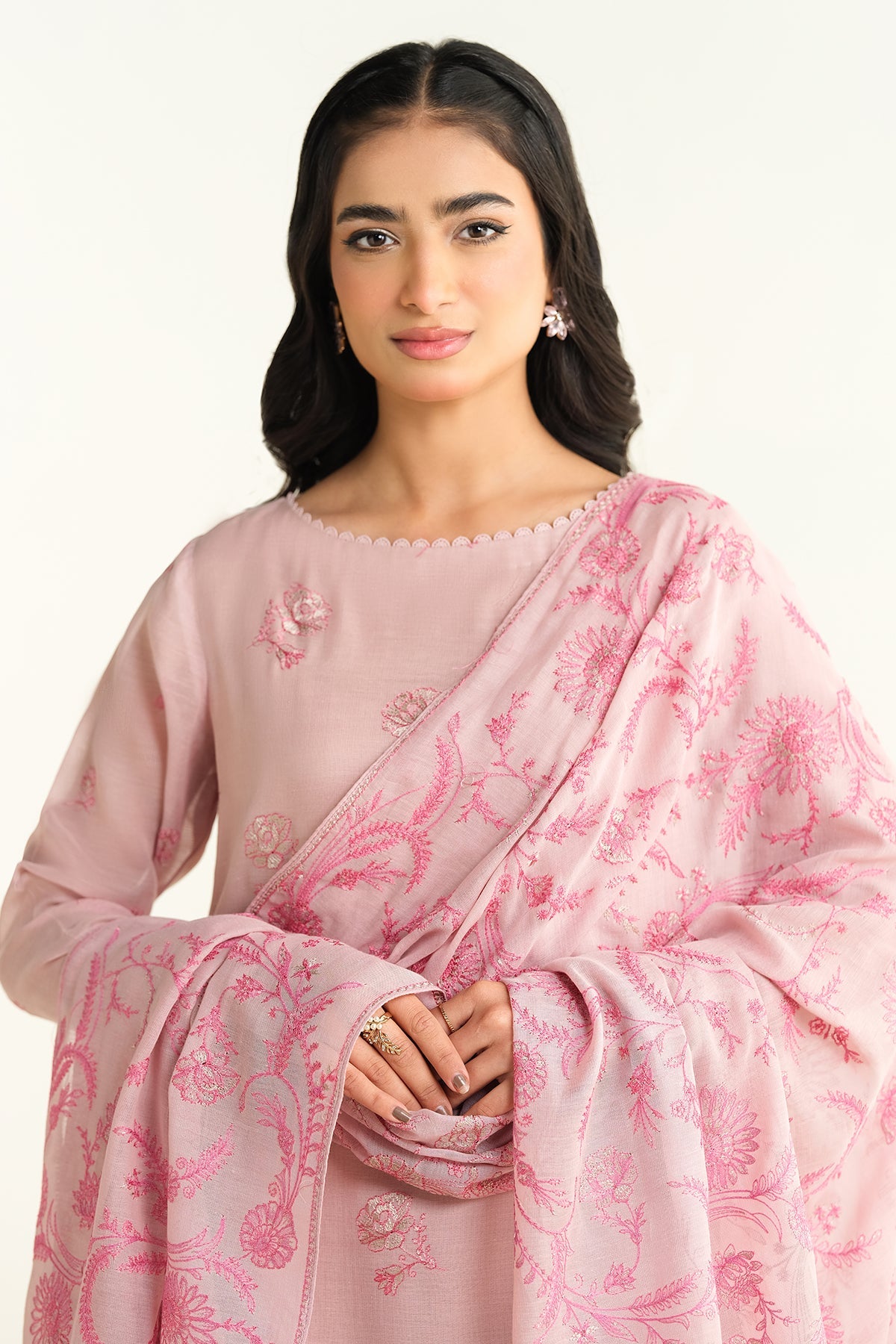4 Piece -  Embroidered Suit - E1645