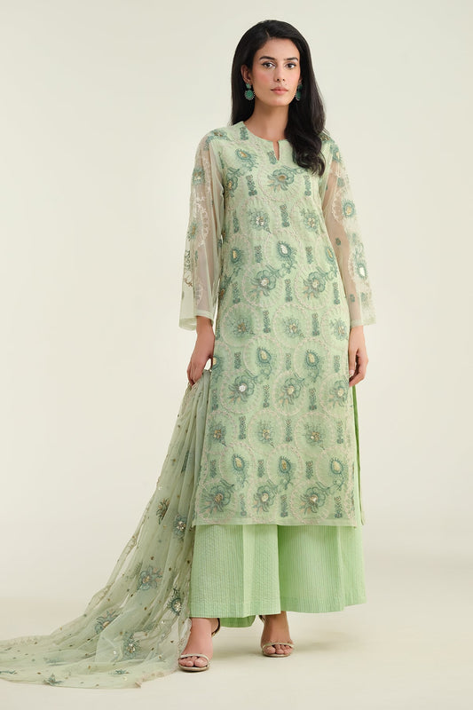 4 Piece-Embroidered Suit-E1698