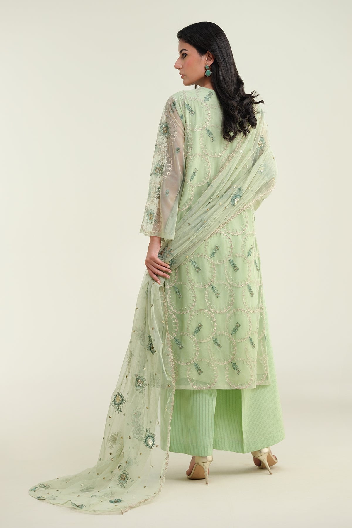 4 Piece-Embroidered Suit-E1698