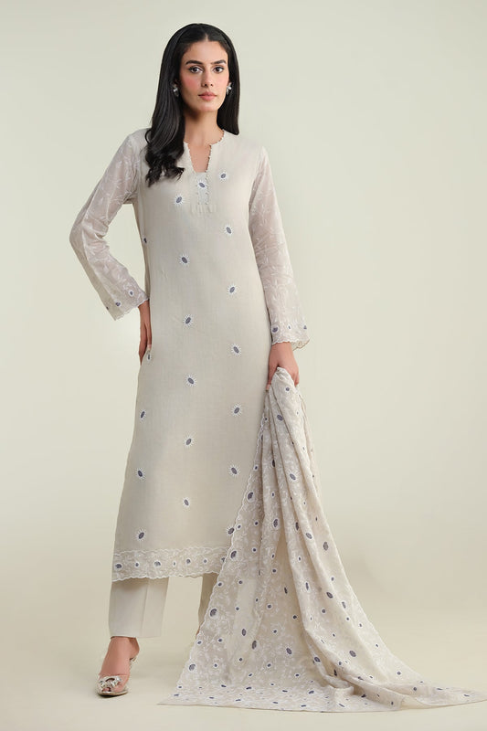 4 Piece-Embroidered Suit-E1703
