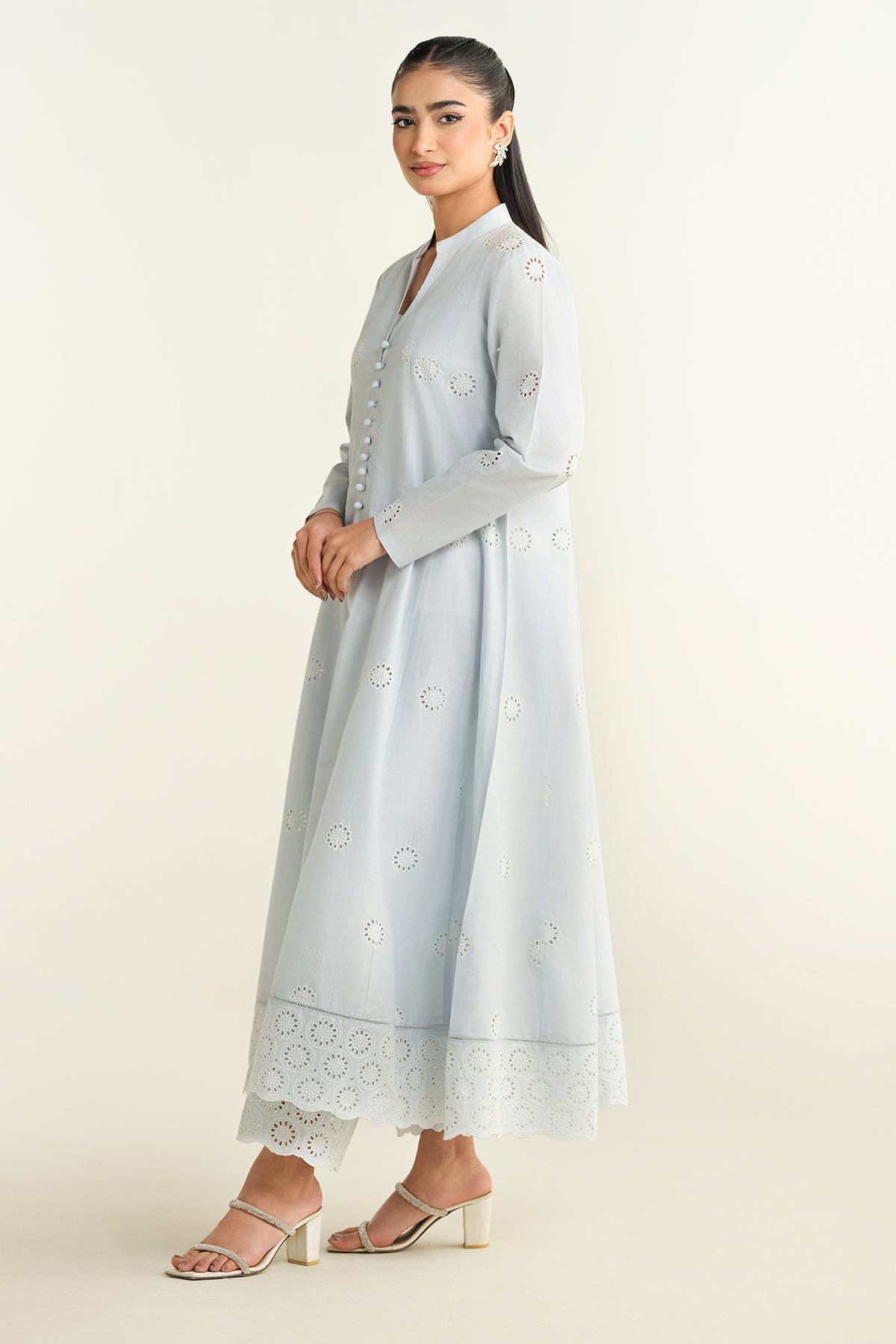 2 Piece-Embroidered Suit-KPS25-P3204