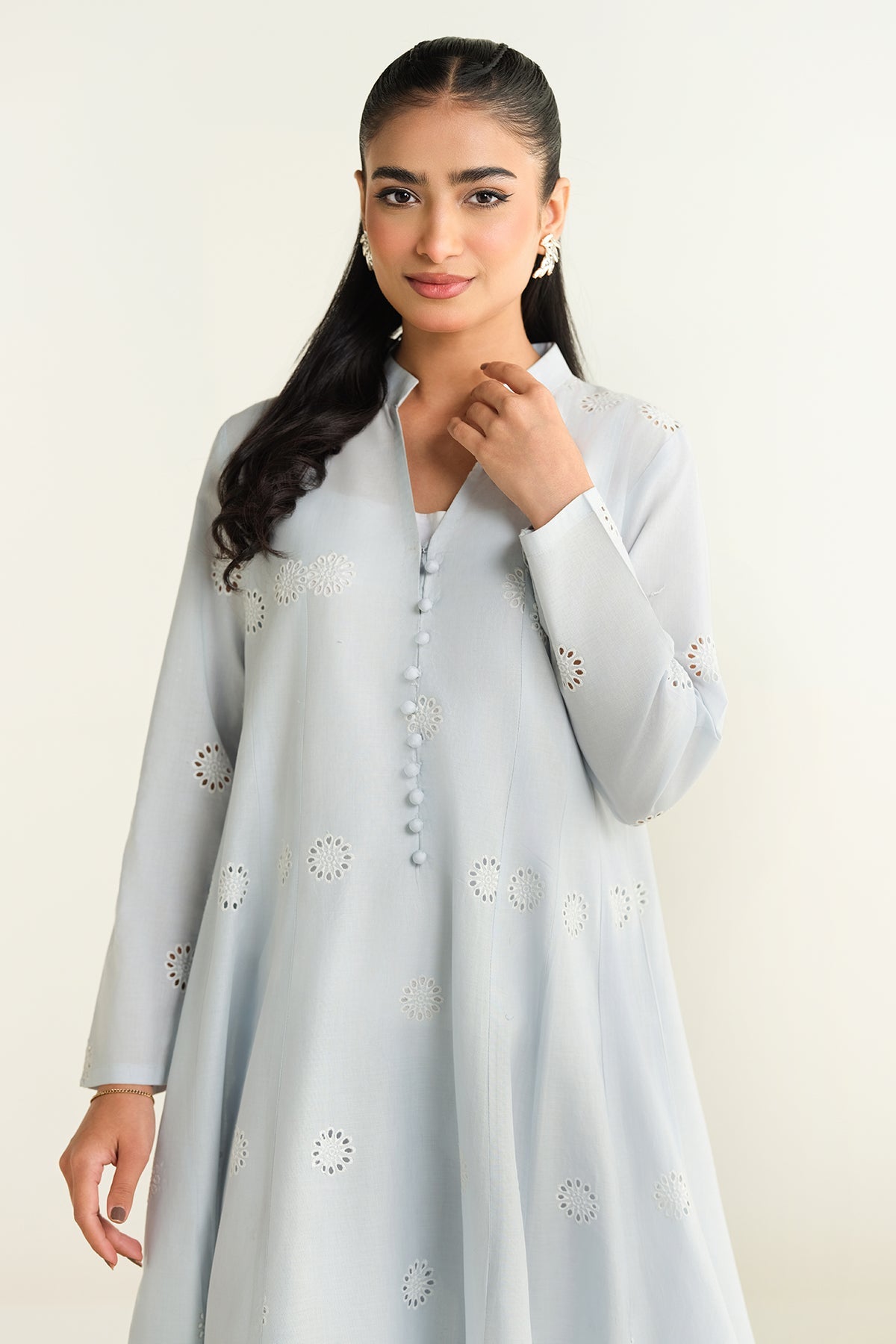 2 Piece-Embroidered Suit-KPS25-P3204