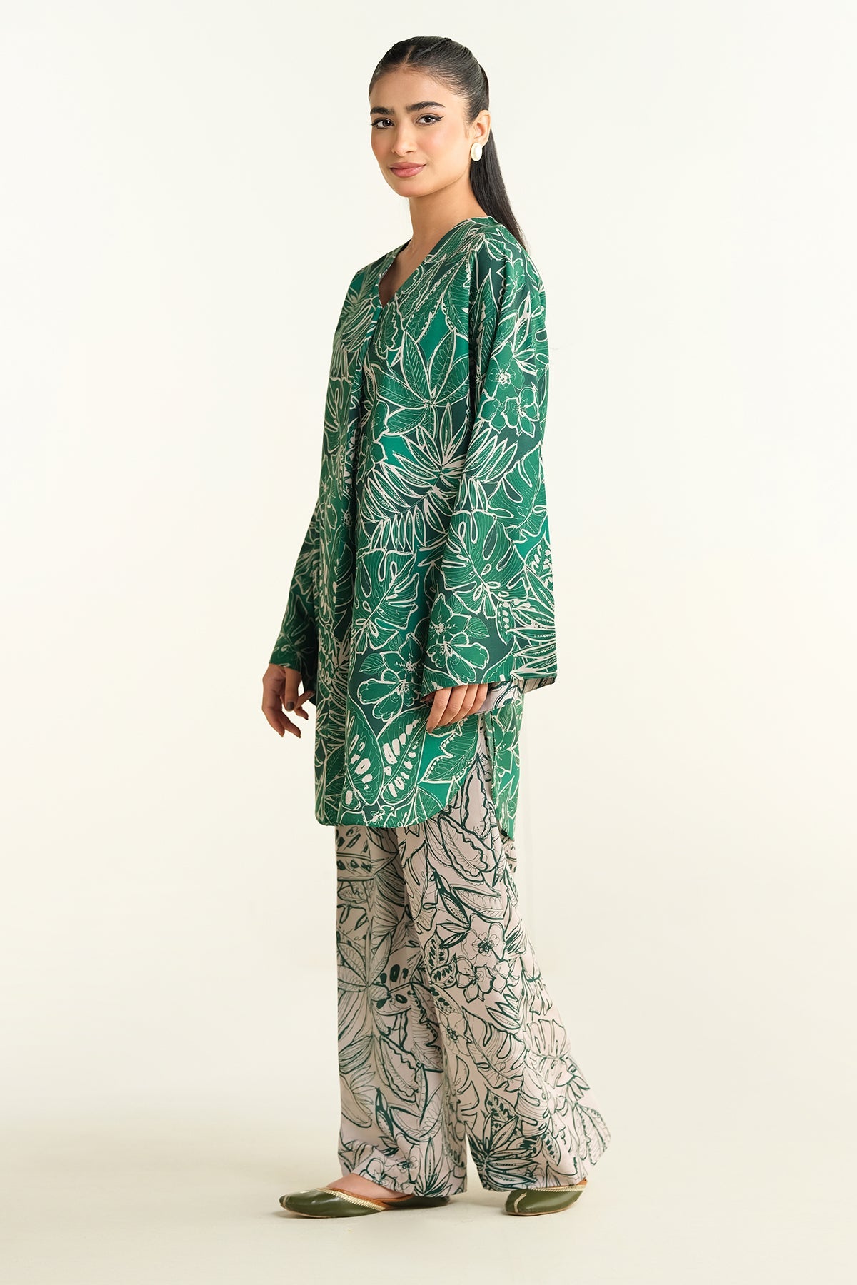 2 Piece- Printed Suit- KPS25-P3439