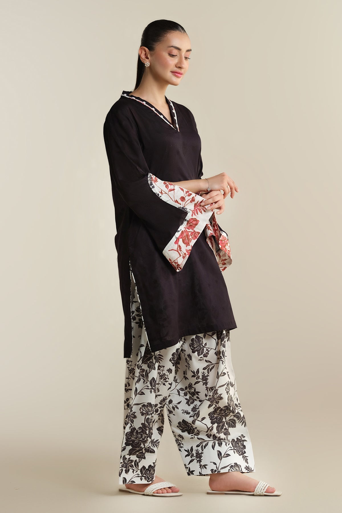 2 Piece - Embellished Suit - KPS25-P3448