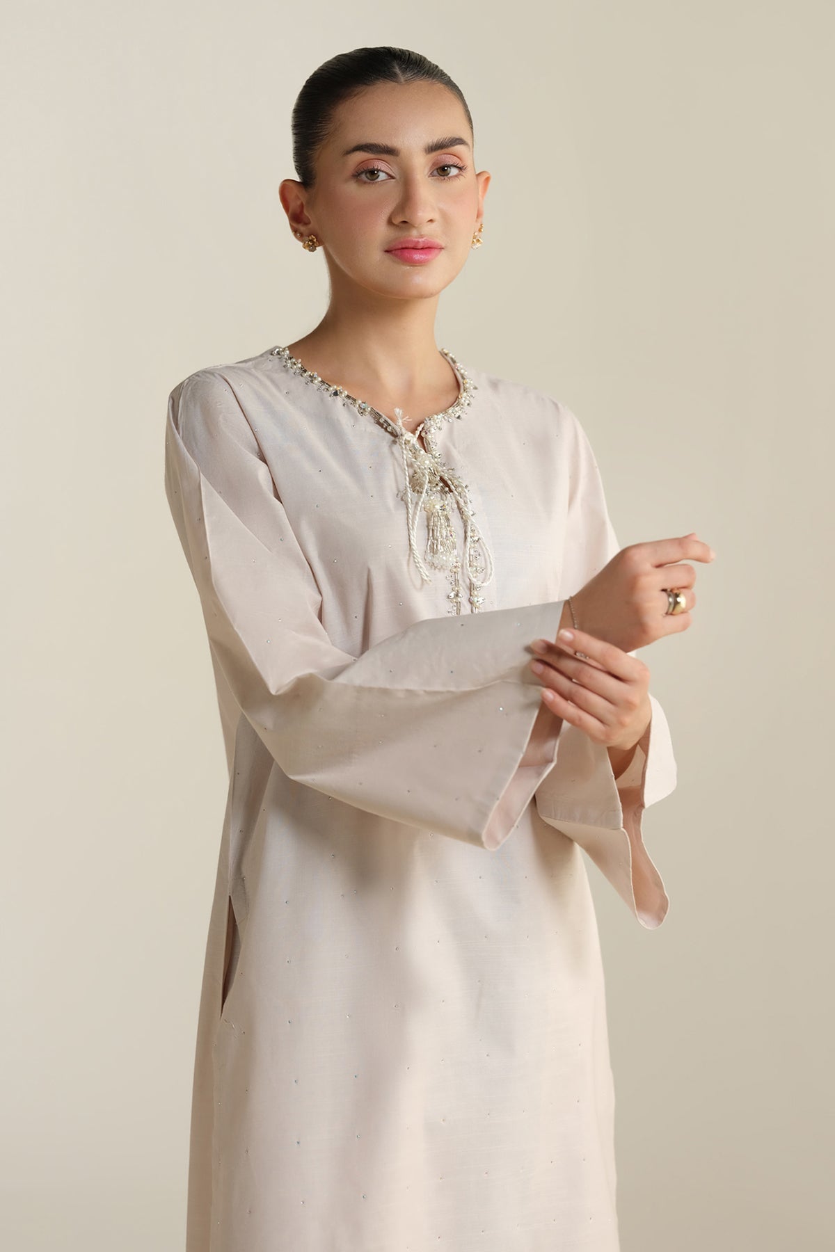2 Piece - Embellished Suit - KPS25-P3519