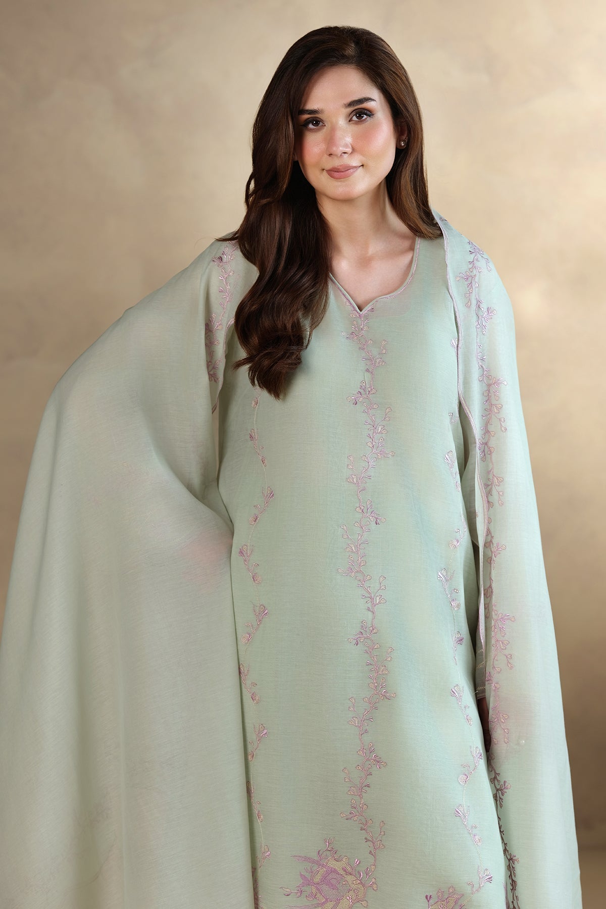 4 Piece-Embroidered Suit-MC1801-1