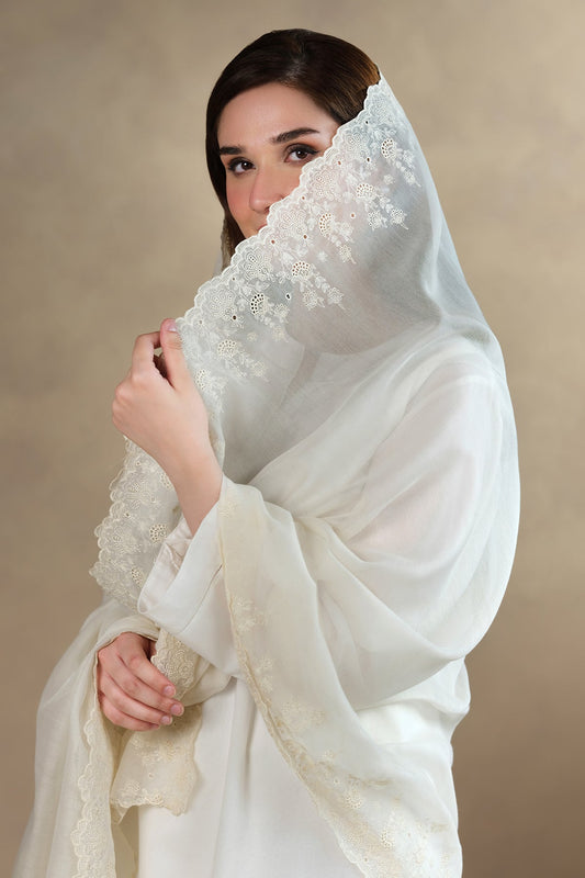 Embroidered Dupatta - MC1809
