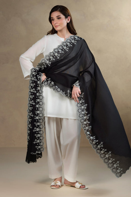 Embroidered Dupatta - MC1816