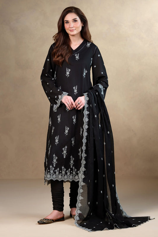 4 Piece - Embroidered Suit - MC1827