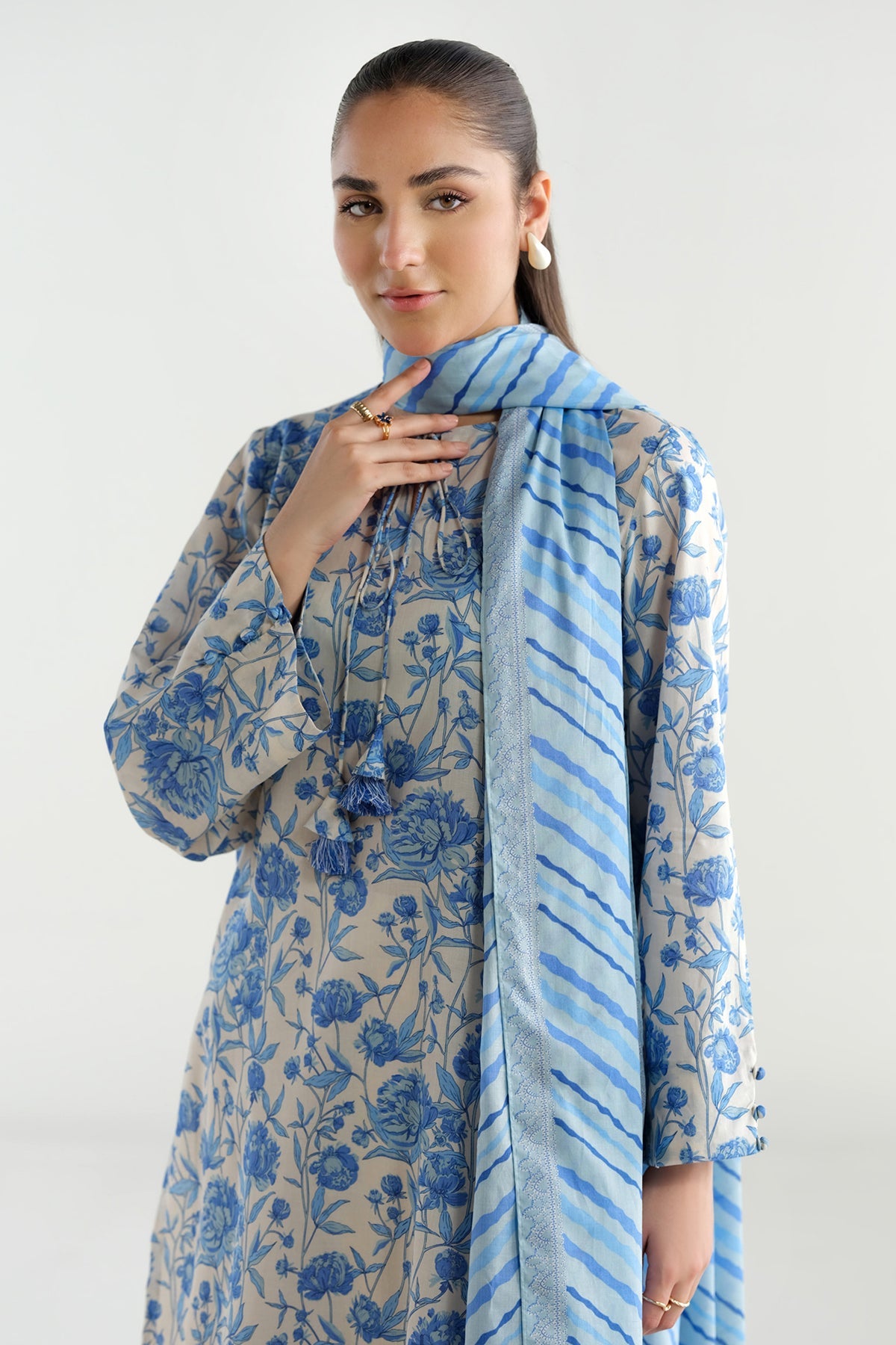 3 Piece - Printed
 Suit - X6204