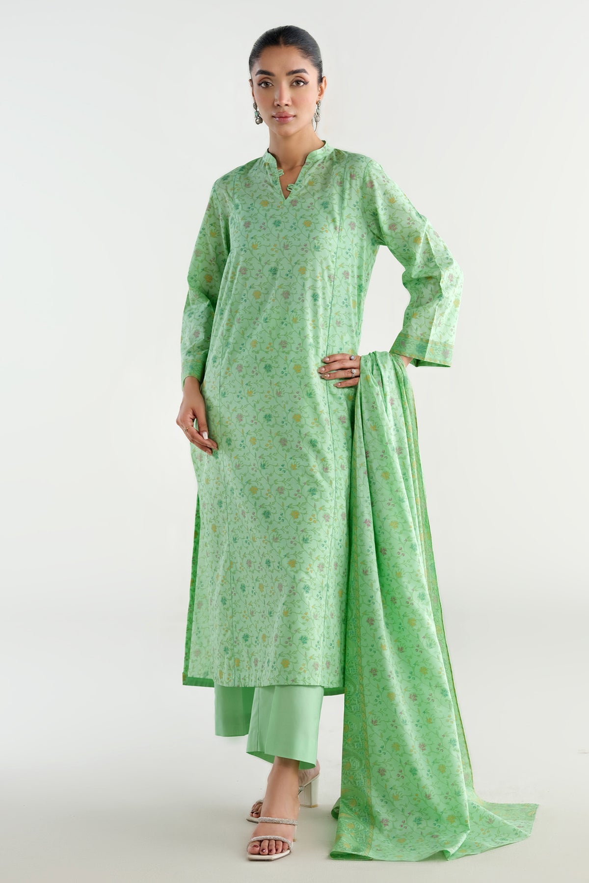 3 Piece - Printed
 Suit - X6206