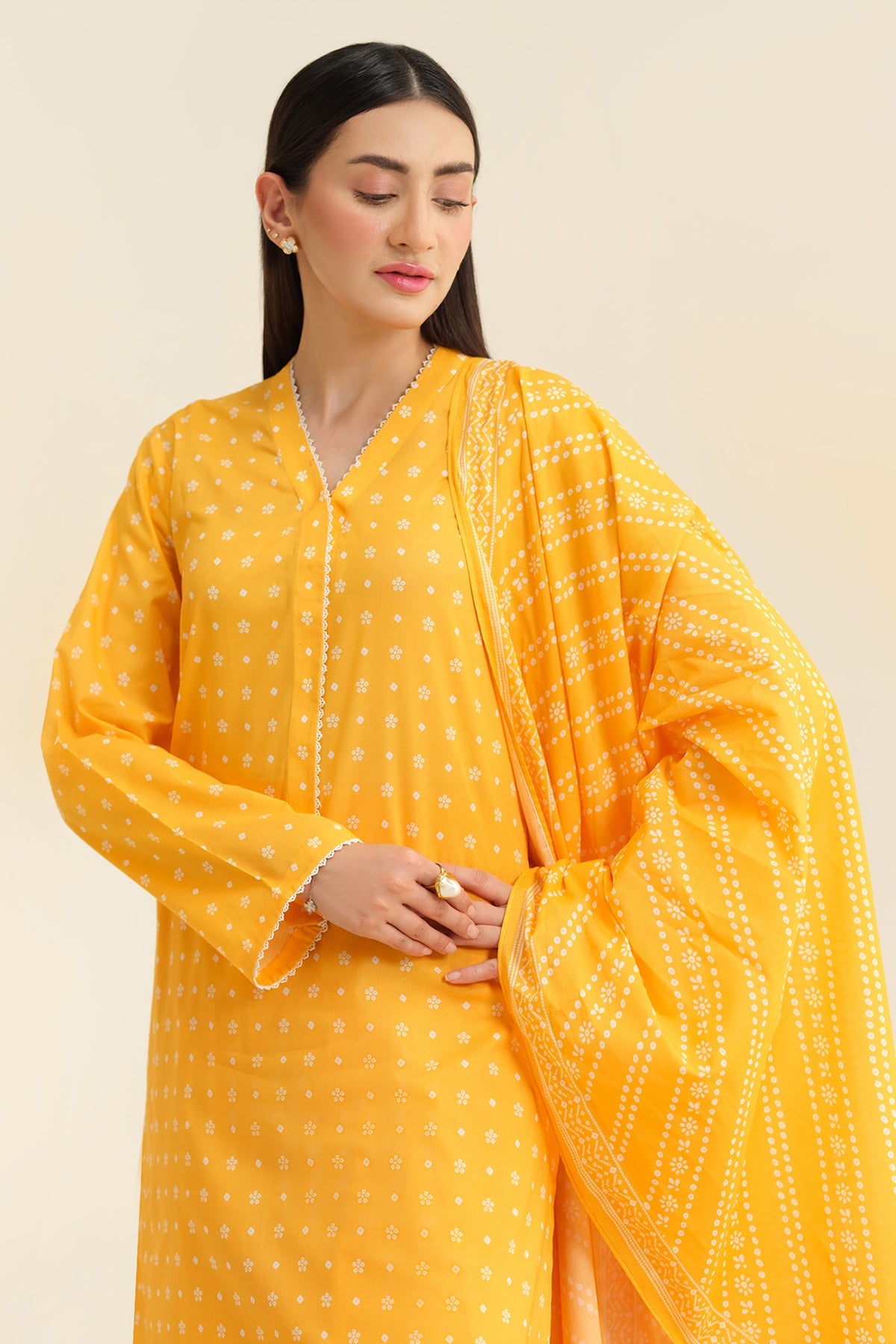 3 Piece - Printed
 Suit - X6225