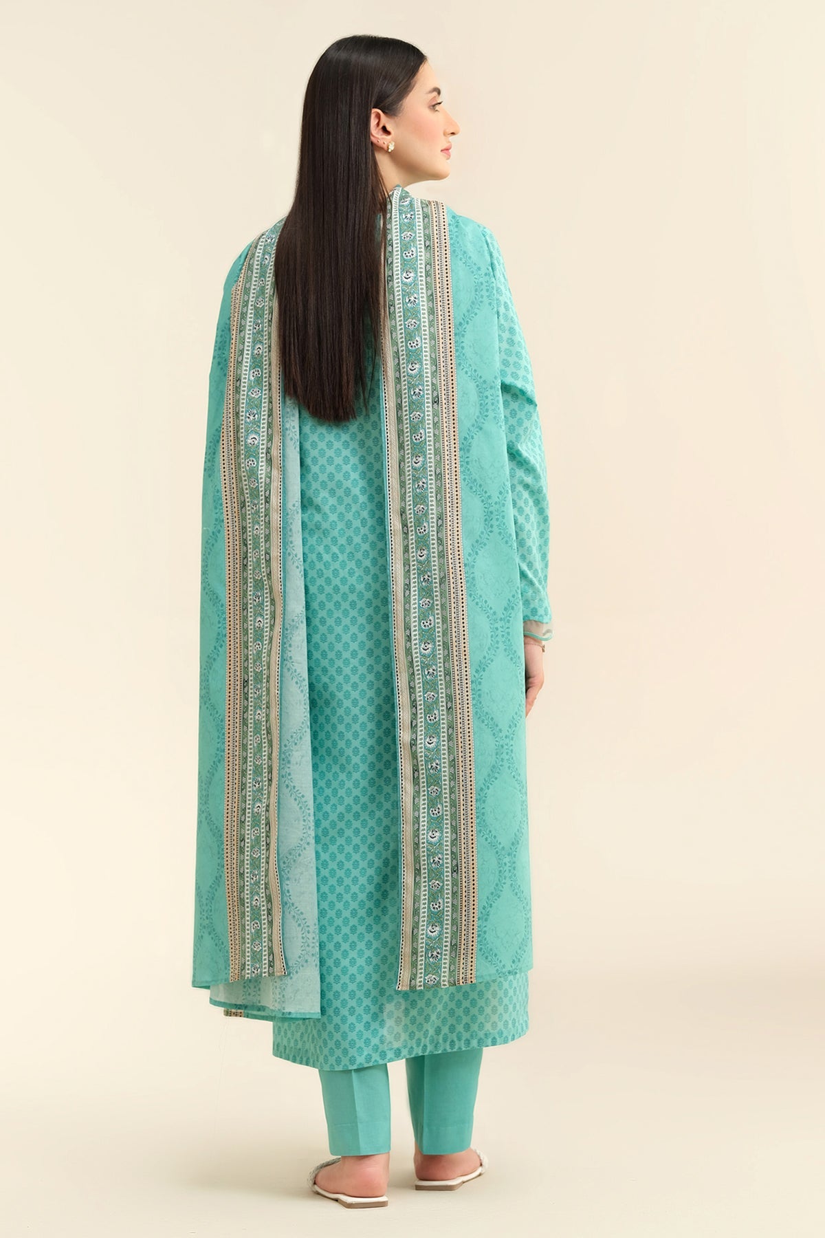 3 Piece - Printed Suit - X6245