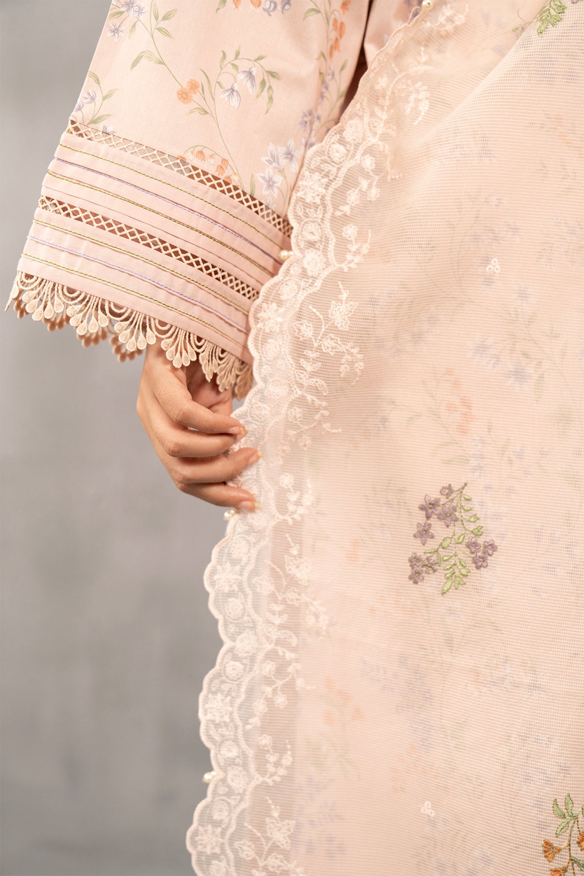 3 Piece Cotton Suit - C5853-2