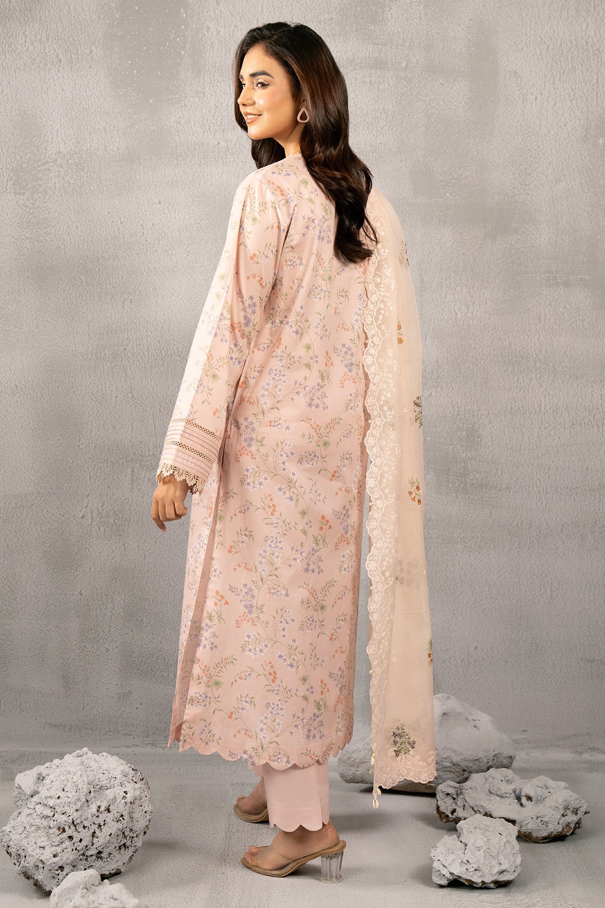 3 Piece Cotton Suit - C5853-2
