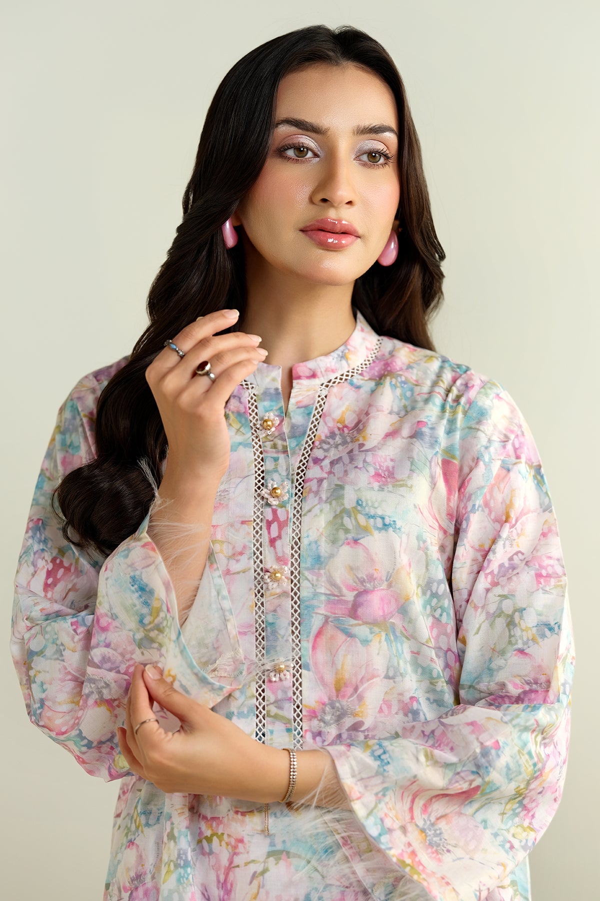 2 Piece - Printed Suit - C6116
