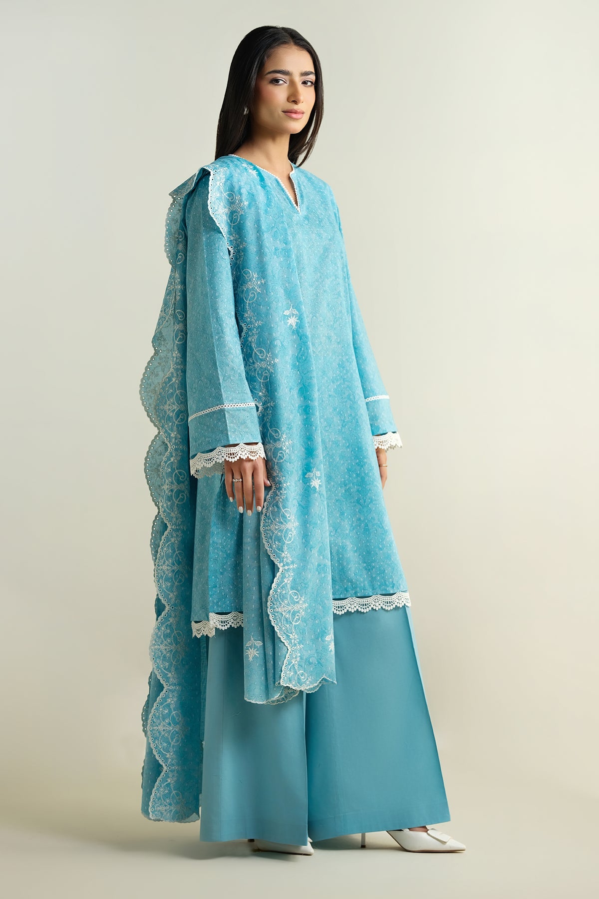 2 Piece - Embroidered Suit - C6205