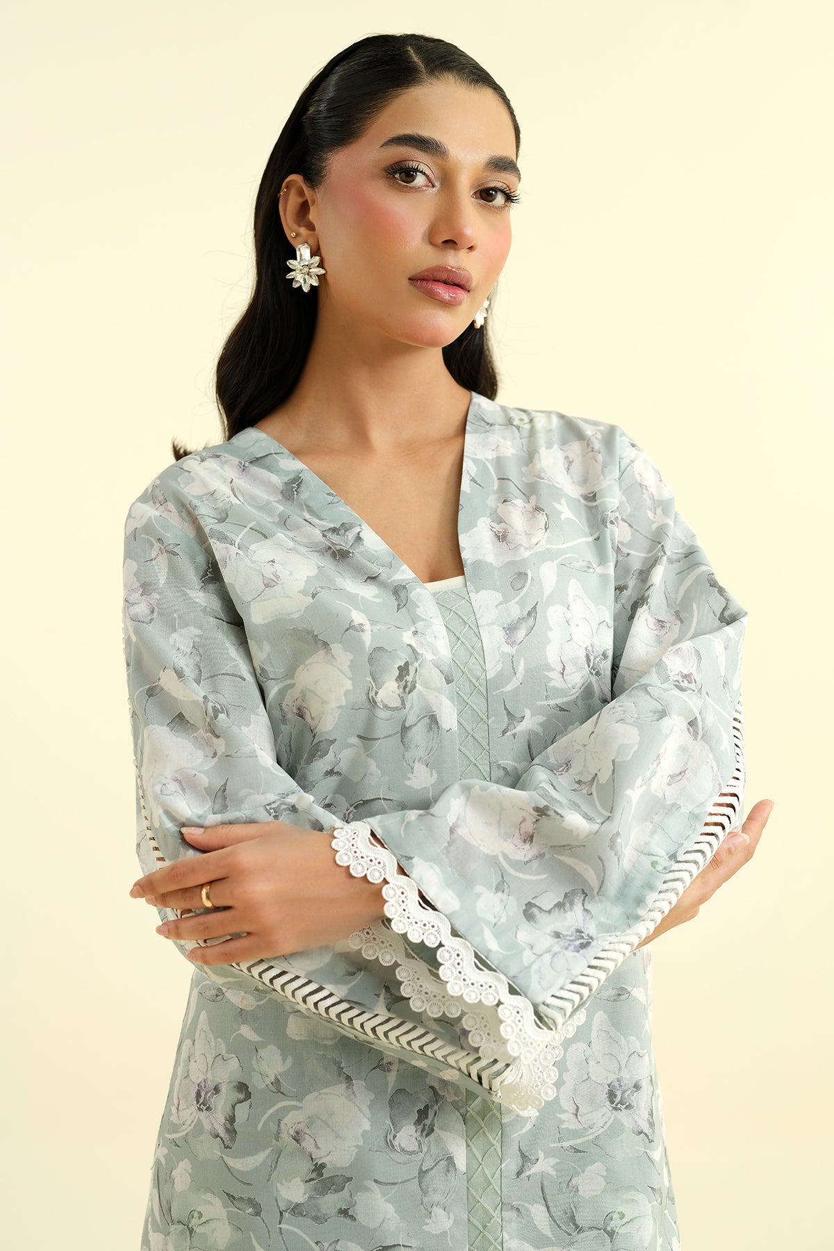 2 Piece - Printed Suit - C6208