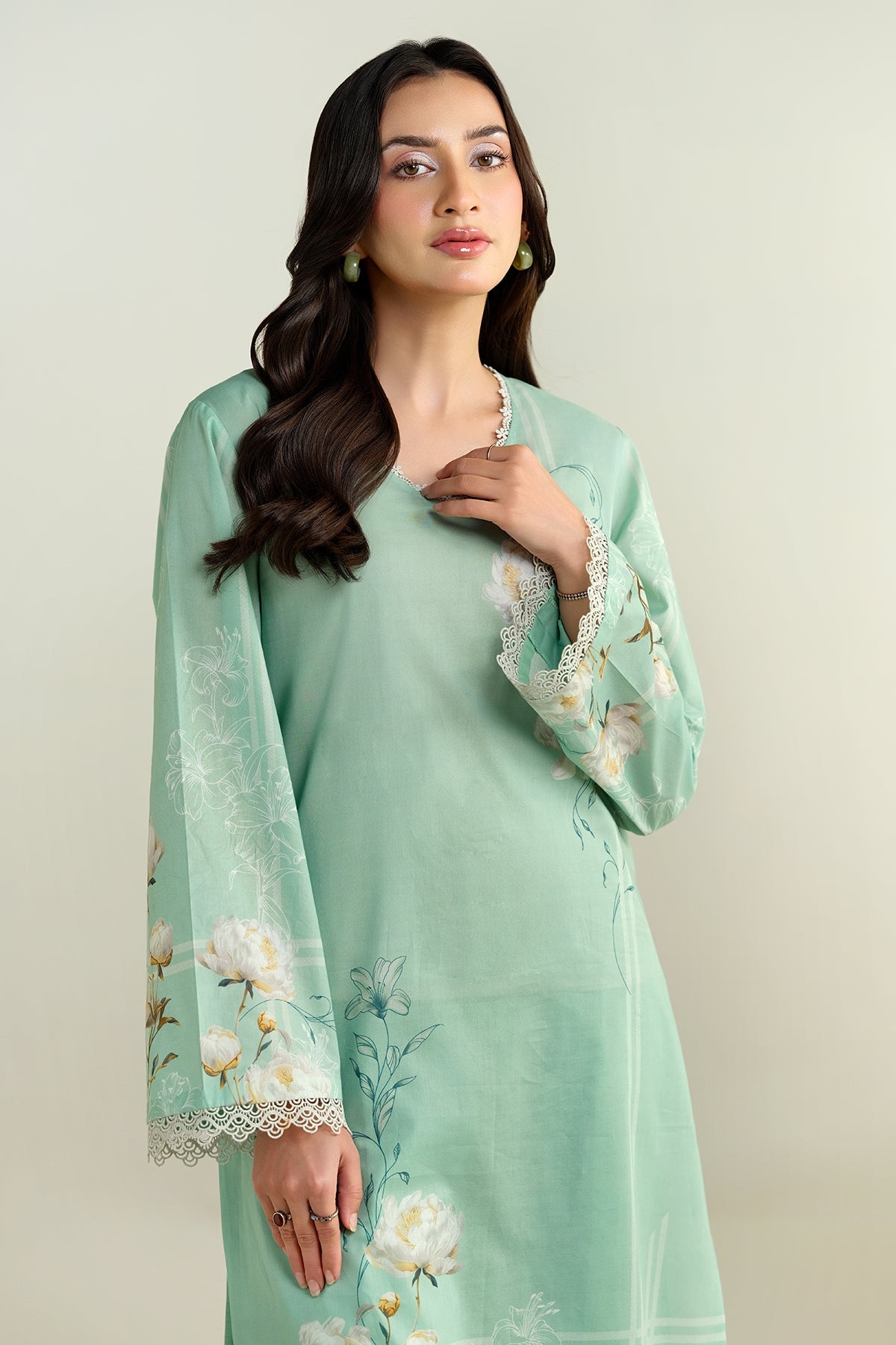 2 Piece - Printed Suit - C6211
