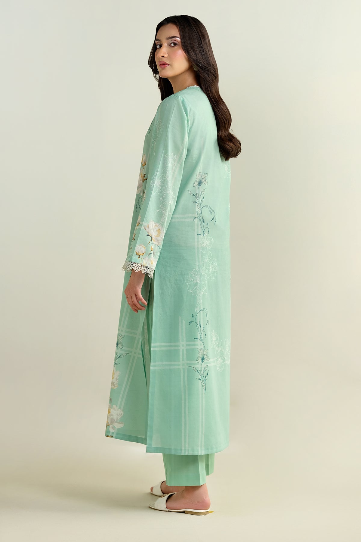 2 Piece - Printed Suit - C6211