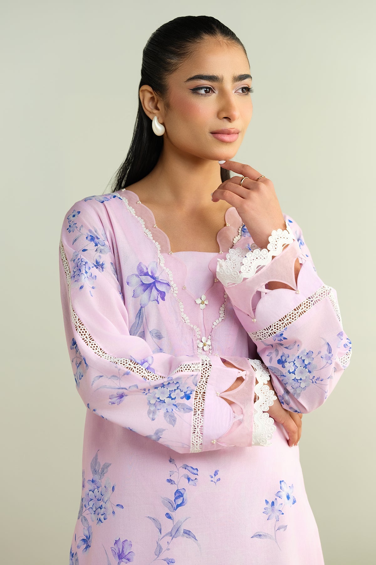 2 Piece - Printed Suit - C6212