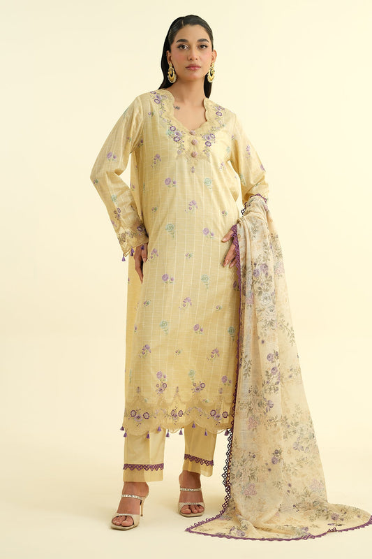 3 Piece - Printed Suit - C6218