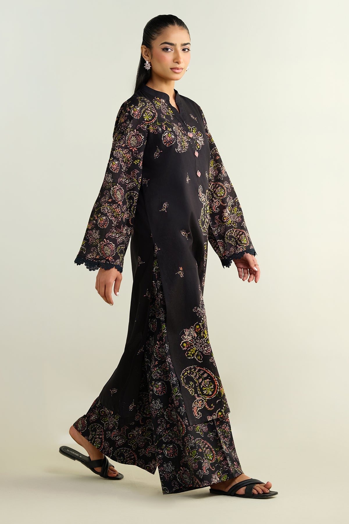 2 Piece - Printed Suit - C6232