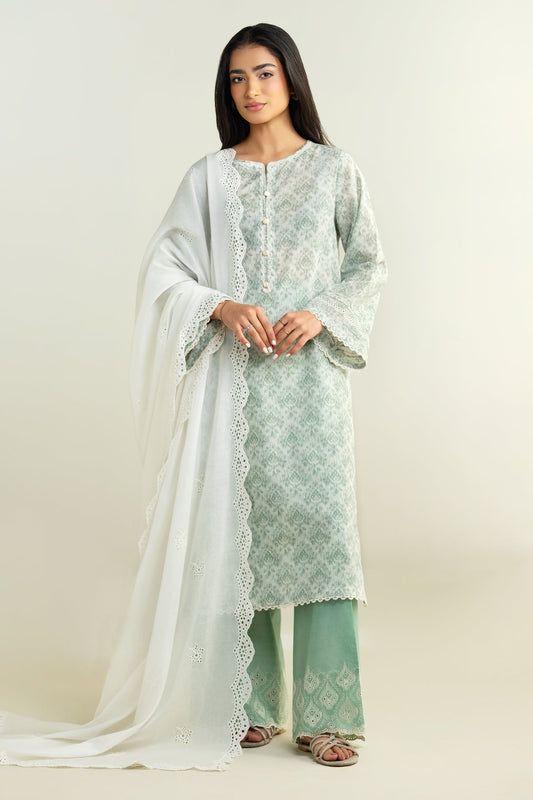 1 Piece - Embriodered Dupatta - C6246