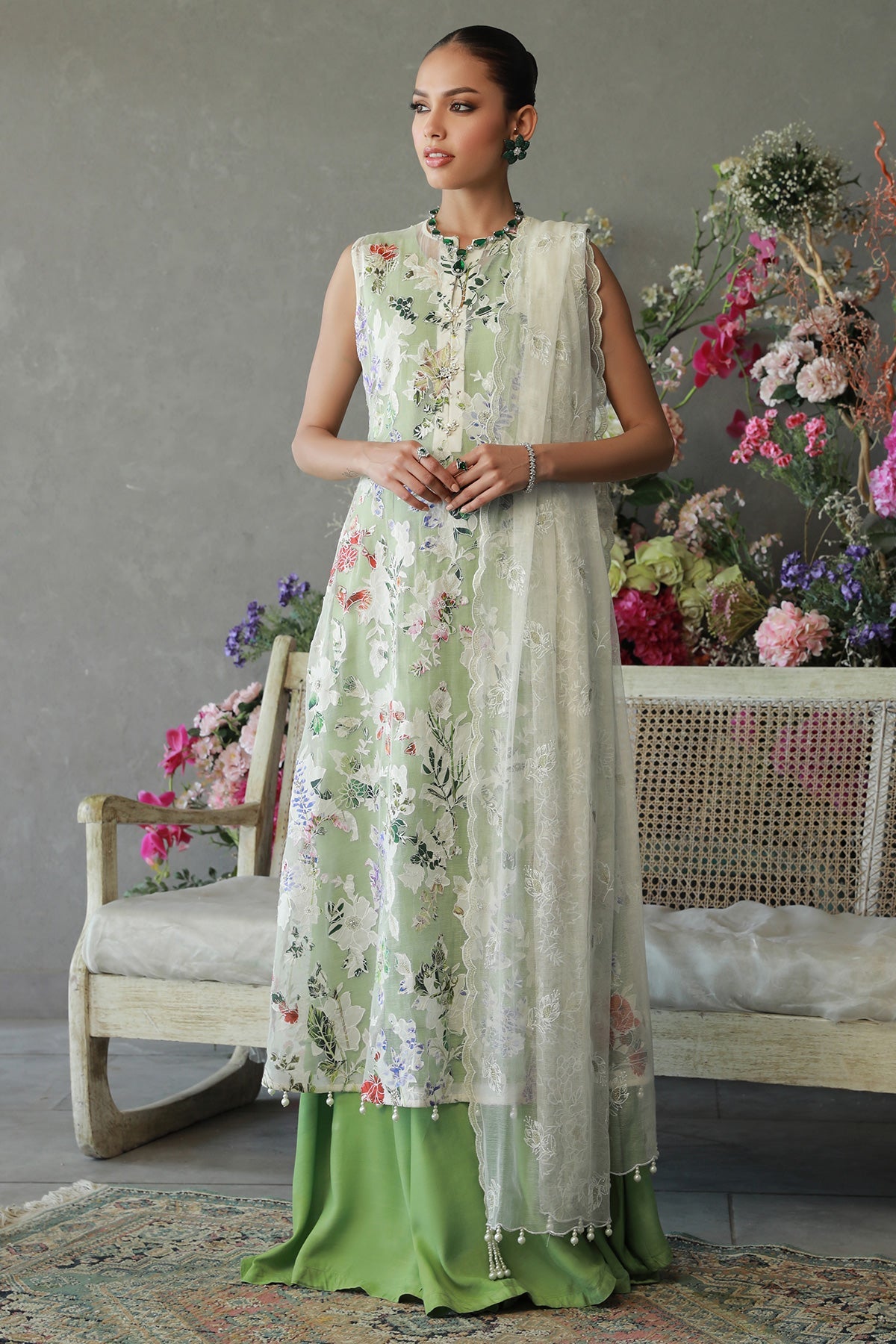 4 Piece Khaadi Net Suit