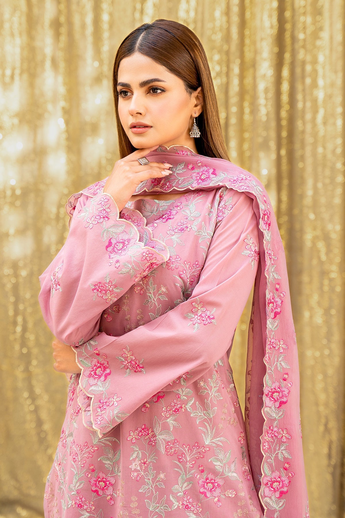 3 Piece Swiss Lawn Suit - E1329-35