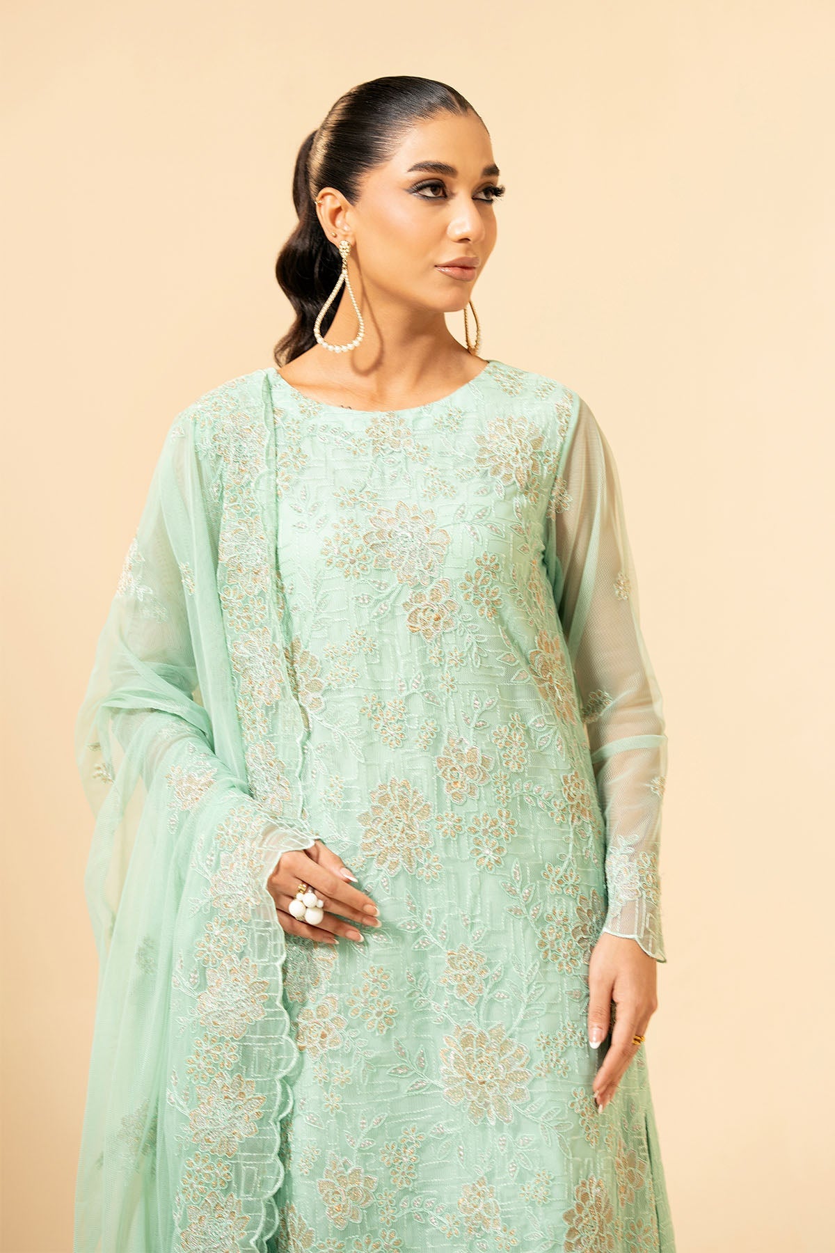 4 Piece Pk Raw Silk Suit