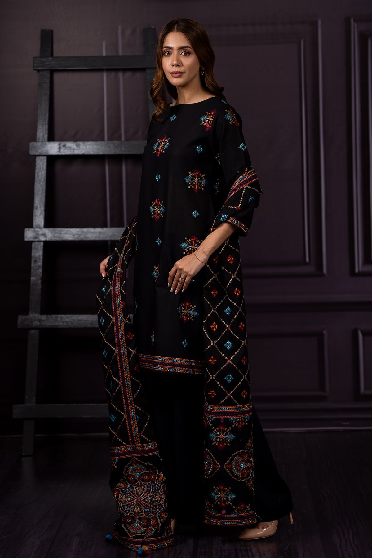3 Piece Khadar Suit
