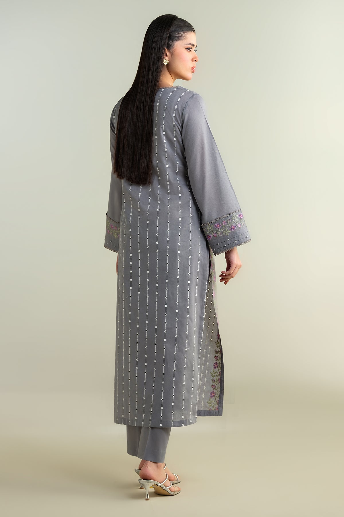 2 Piece - Embroidered Suit - E1650