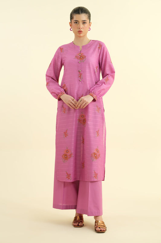 2 Piece - Embroidered Suit - E1712