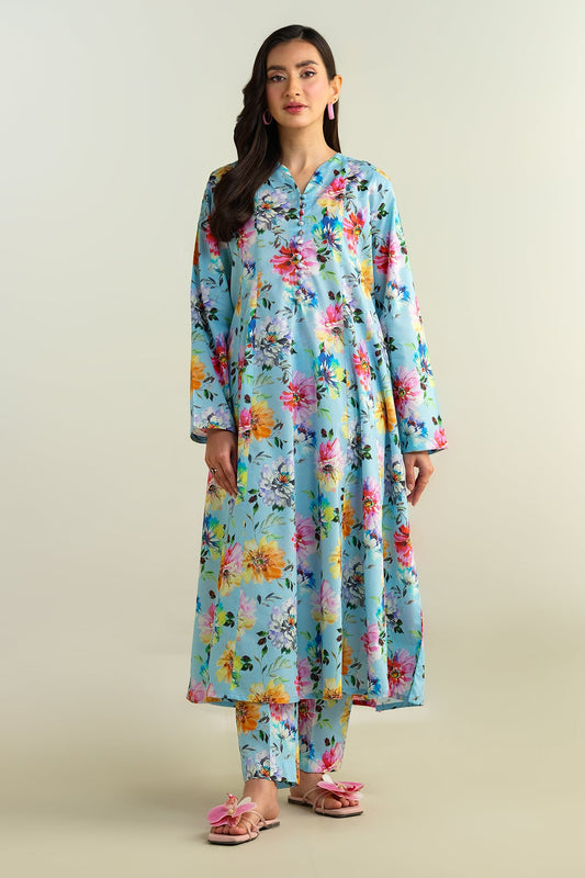 2 Piece- Printed Suit-KPS25-P3211