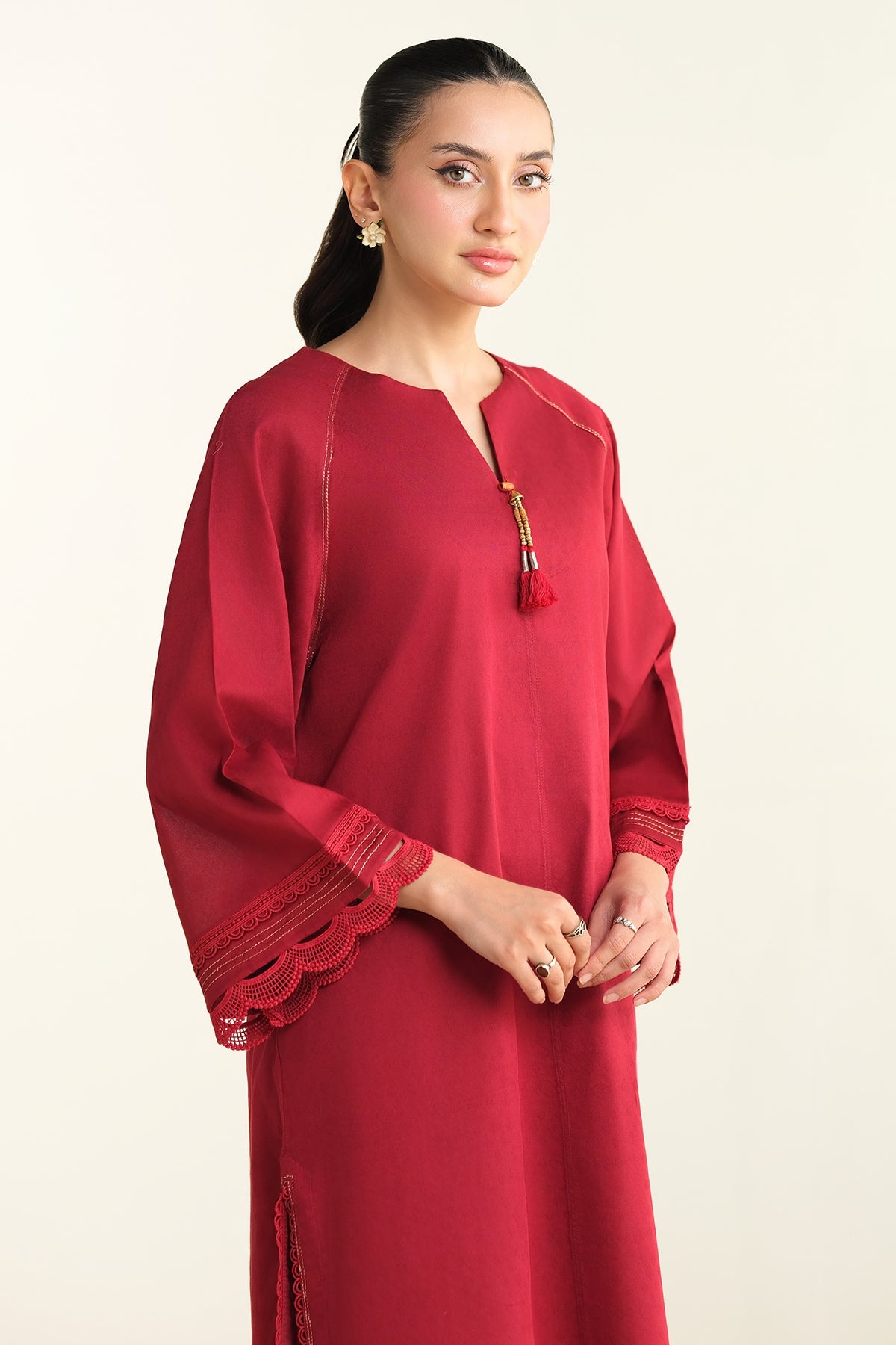 2 Piece - Embellished Suit - KPS25-P3581