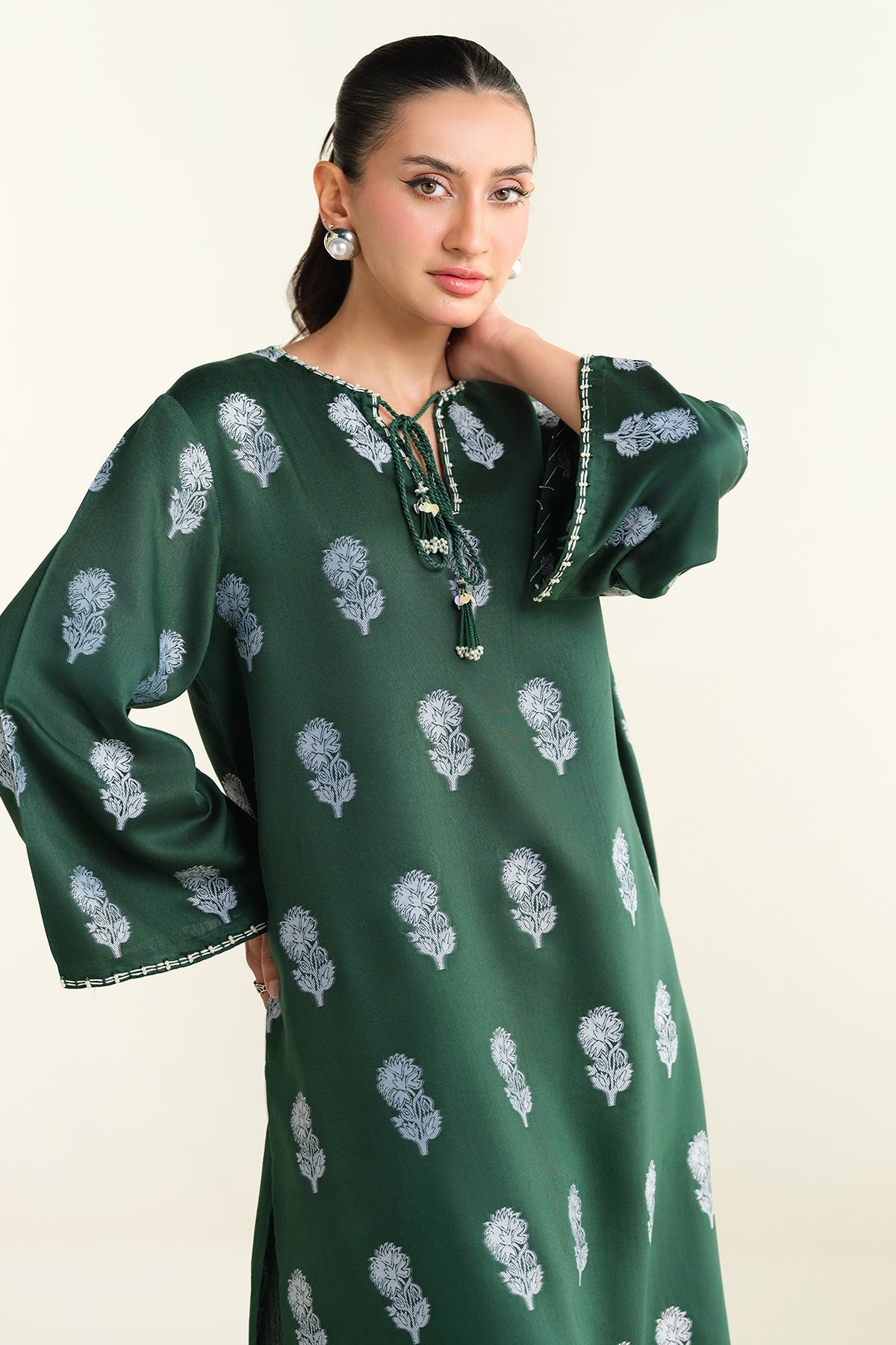 2 Piece - Embellished Suit - KPS25-P3601