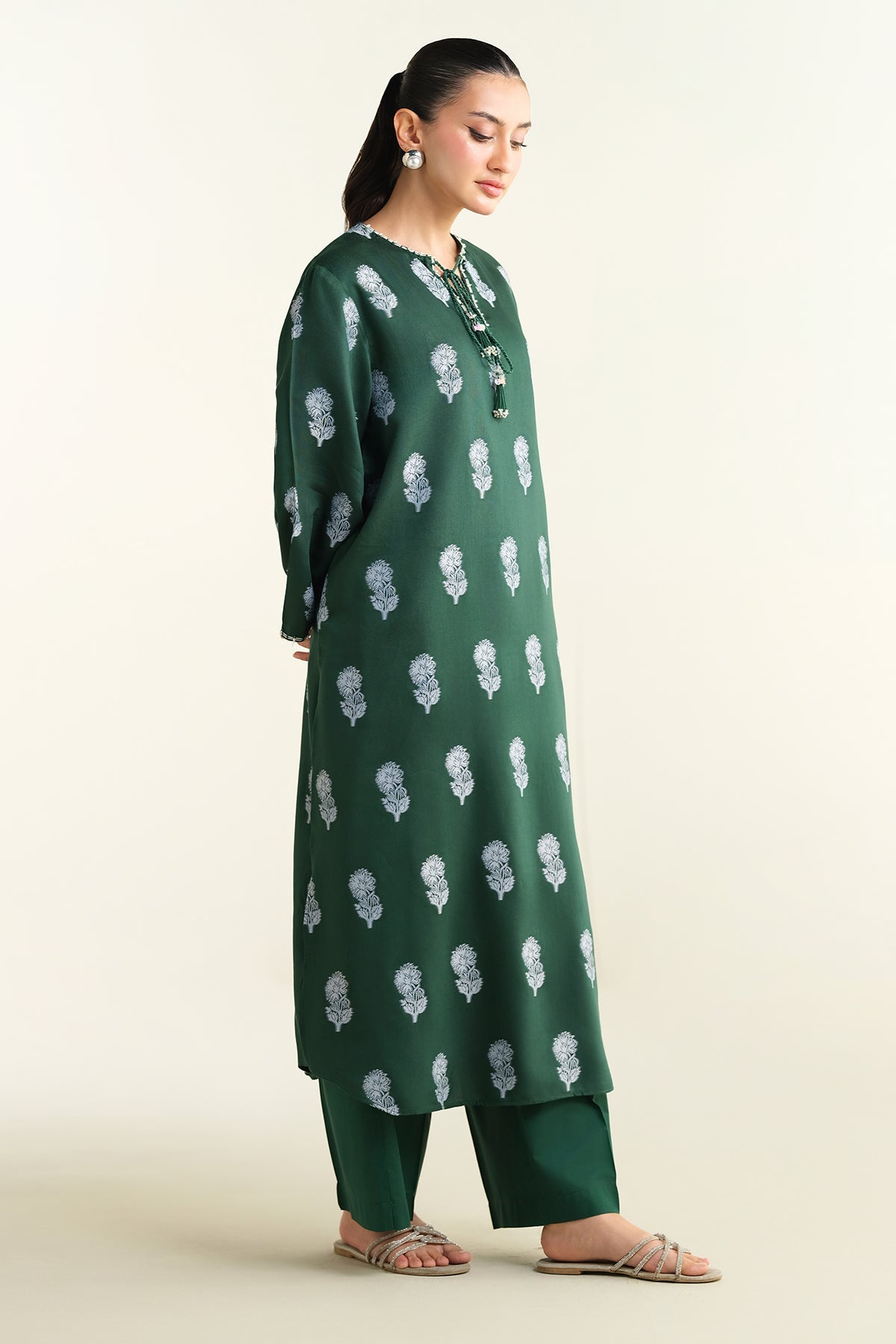 2 Piece - Embellished Suit - KPS25-P3601
