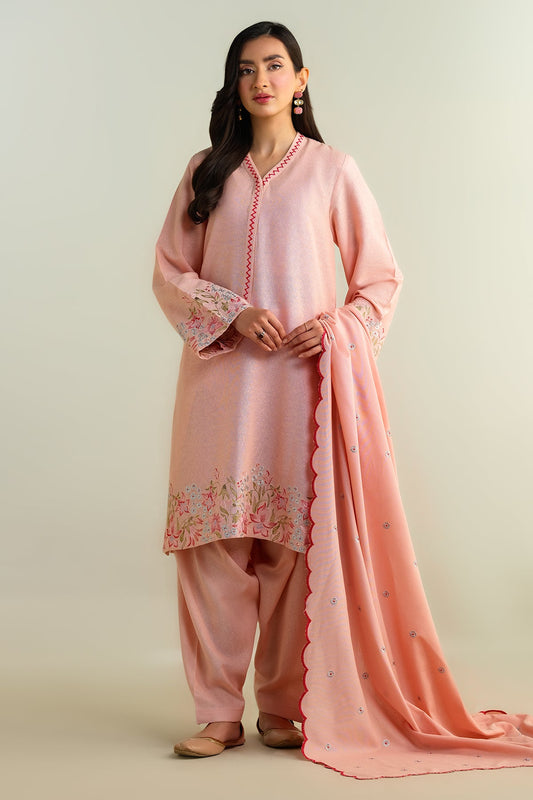3 Piece - Embroidered Suit - KPW24-P3061-61