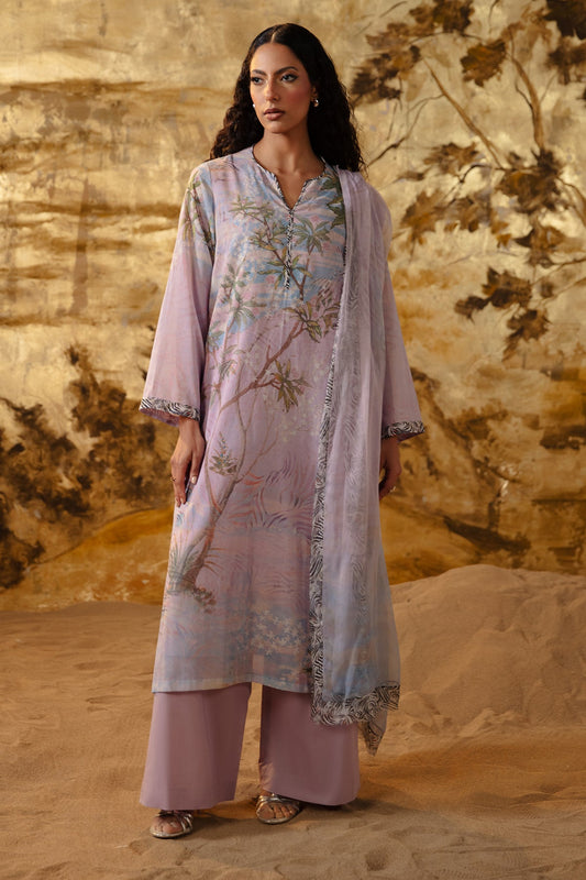 3 Piece- Premium Pure Voile Suit - MC1609