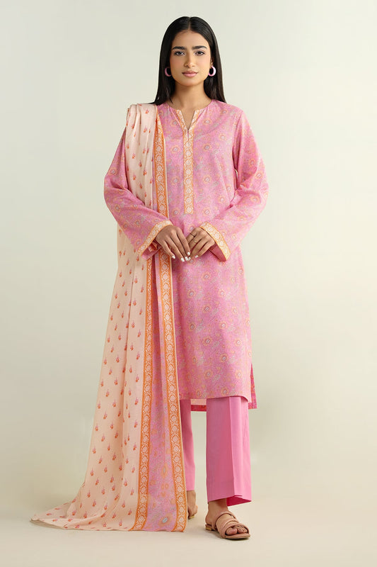 3 Piece - Printed Suit - X6120