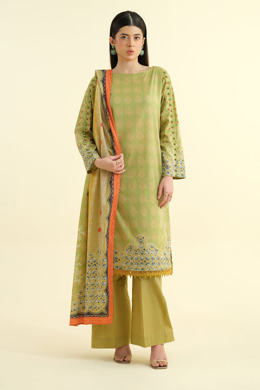 3 Piece - Printed Suit - X6142