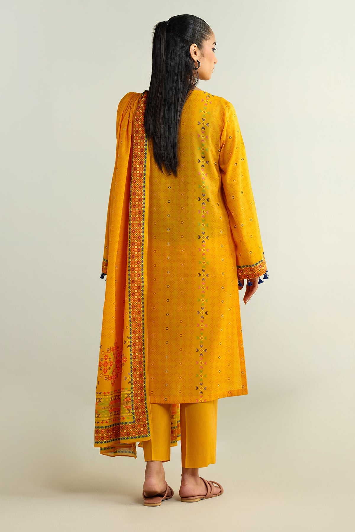 3 Piece - Printed Suit - X6144