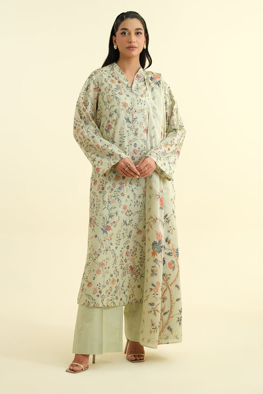 3 Piece - Printed Suit - X6152